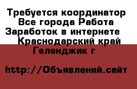 Требуется координатор - Все города Работа » Заработок в интернете   . Краснодарский край,Геленджик г.